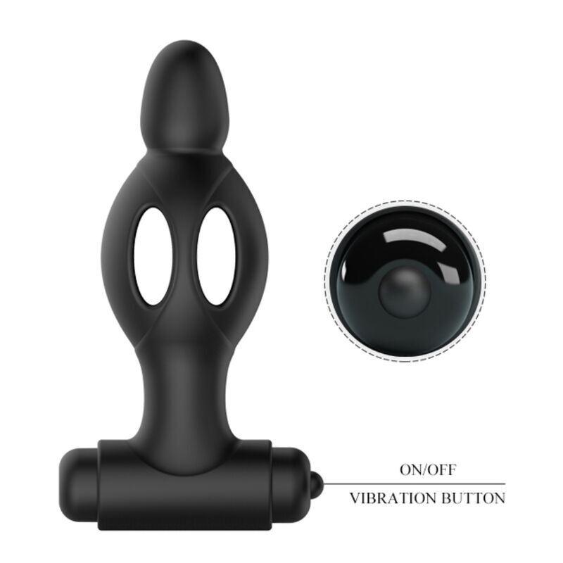 MR PLAY - PLUG ANAL DE SILICONA CON VIBRACIÓN - Imagen 4