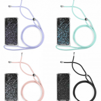 Carcasa Purpurina Con Cuerda Xiaomi Redmi 14C Turquesa